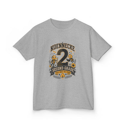 Koennecke 2 Second Grade Kids T-Shirt — Personalized Back-to-School Tee