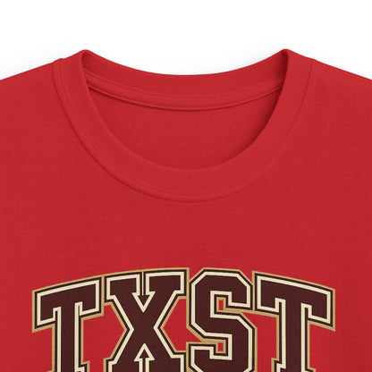 Kids TXST Bobcats Tee — Youth Texas State University Spirit Shirt