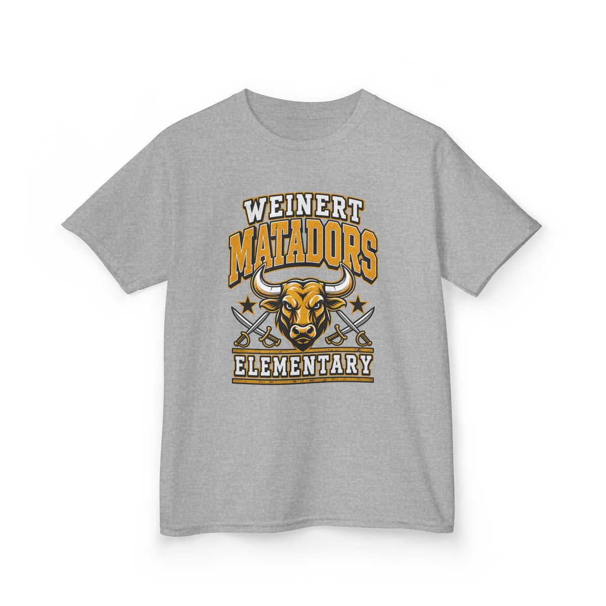 Weinert Matadors Elementary Kids T-Shirt — School Mascot Tee