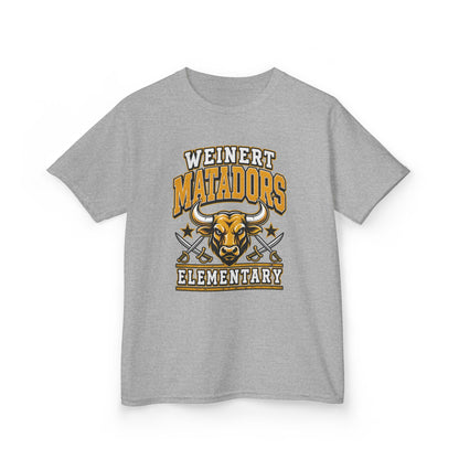Weinert Matadors Elementary Kids T-Shirt — School Mascot Tee