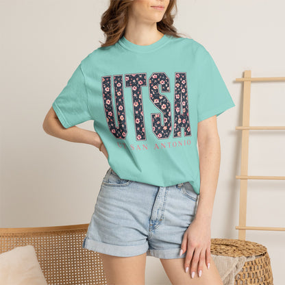 UTSA Floral Logo T‑Shirt — UT San Antonio Collegiate Tee