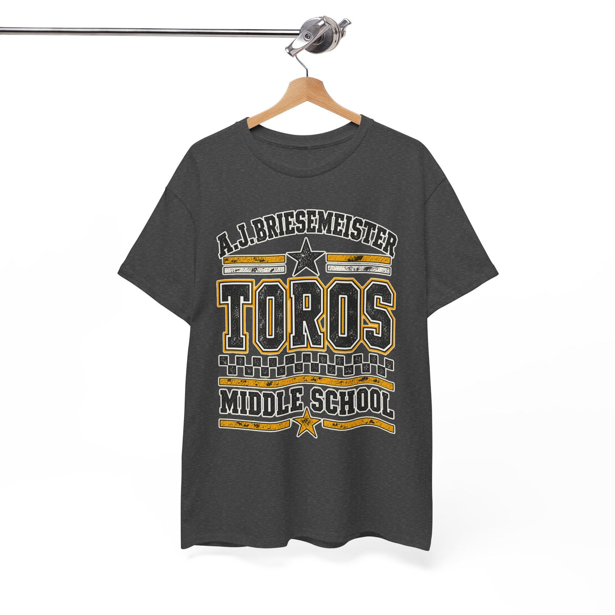 Toros Middle School Tee — A.J. Briesemeister School Spirit T-Shirt