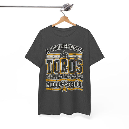 Toros Middle School Tee — A.J. Briesemeister School Spirit T-Shirt