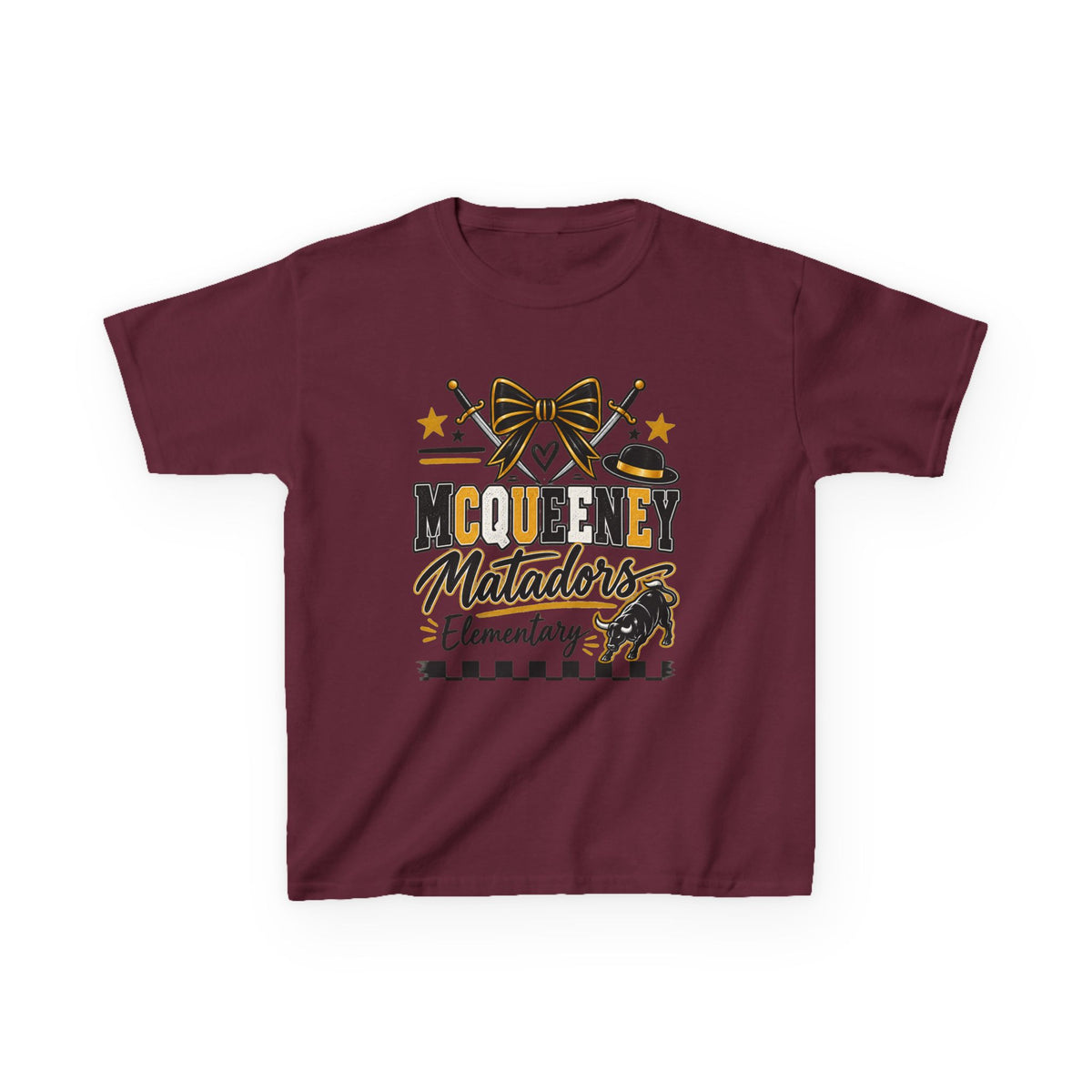 Kids Tee — McQueeny Matadors Elementary School Spirit Shirt