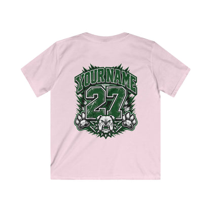 Marion Bulldogs Kids T‑Shirt — Custom Name & Number Youth Football Tee