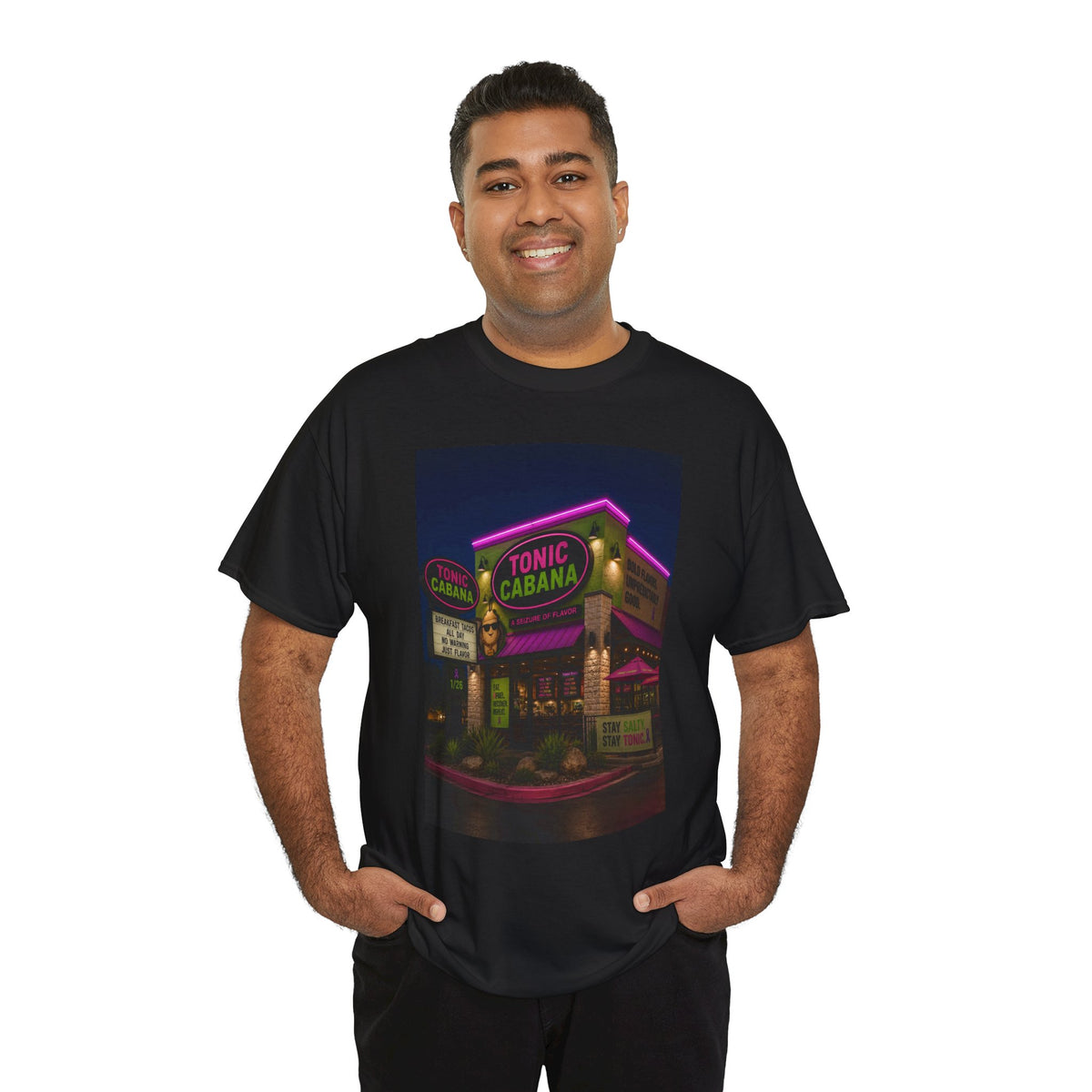 T-Shirt — Neon Tonic Cabana Nightclub Graphic Tee