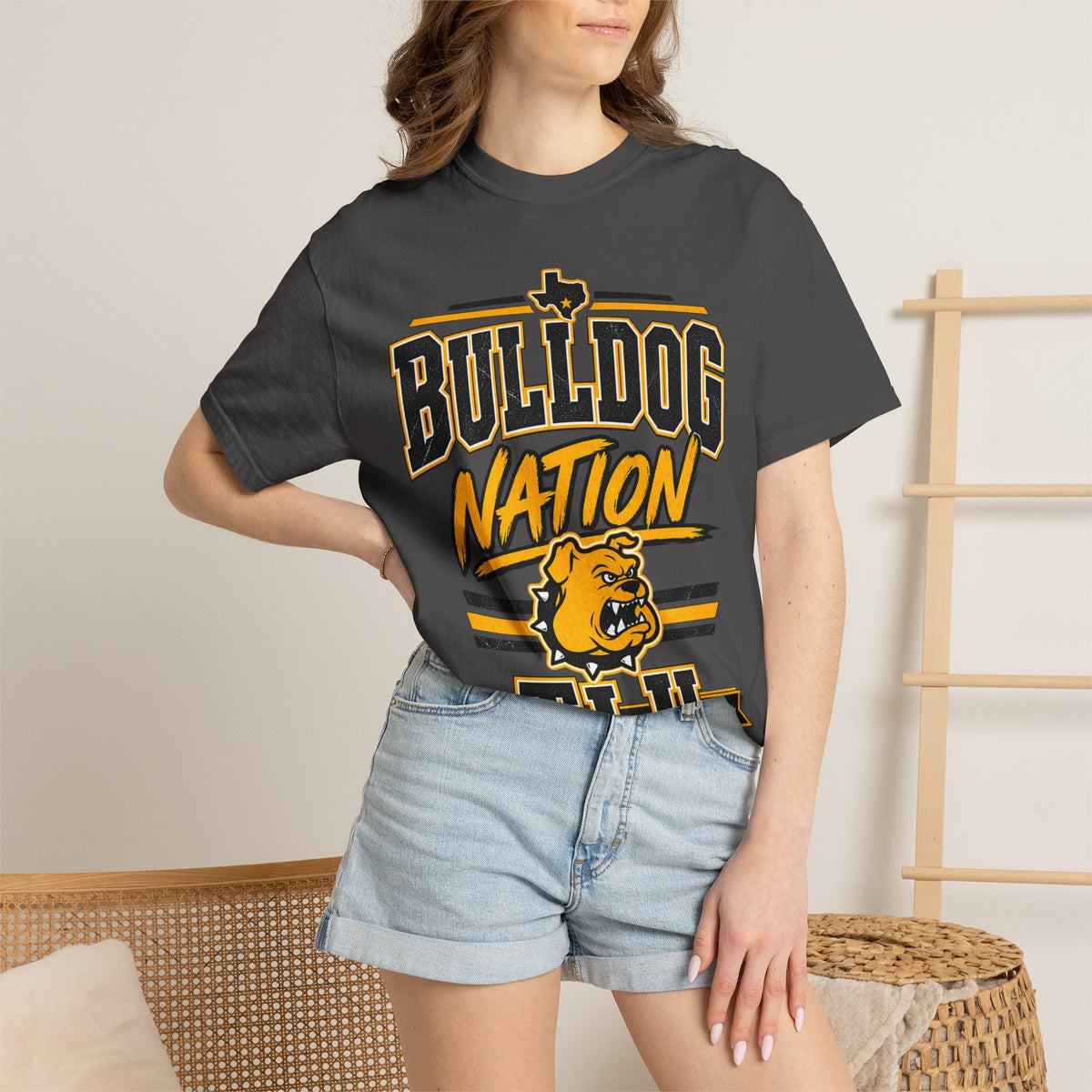 Bulldog Nation T-Shirt — TLU Mascot College Tee
