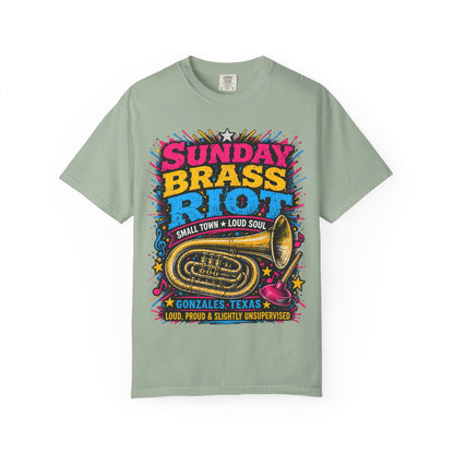 Sunday Brass Riot T‑Shirt — Gonzales Texas Band Tee