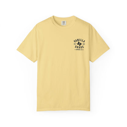 Mr. & Mrs. Shake Logo 2 - Unisex Garment-Dyed T-shirt