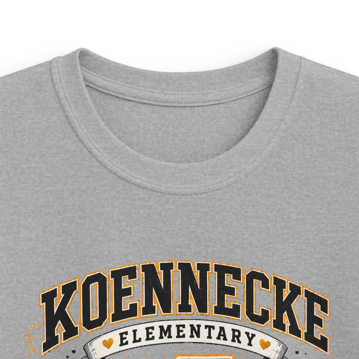 Koennecke Elementary Fourth Grade Kids T‑Shirt — '4 Fourth Grade' Bee School Tee