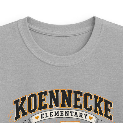 Koennecke Elementary Fourth Grade Kids T‑Shirt — '4 Fourth Grade' Bee School Tee