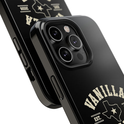 Black w/Ivory Logo lmpact-Resistant Phone Cases