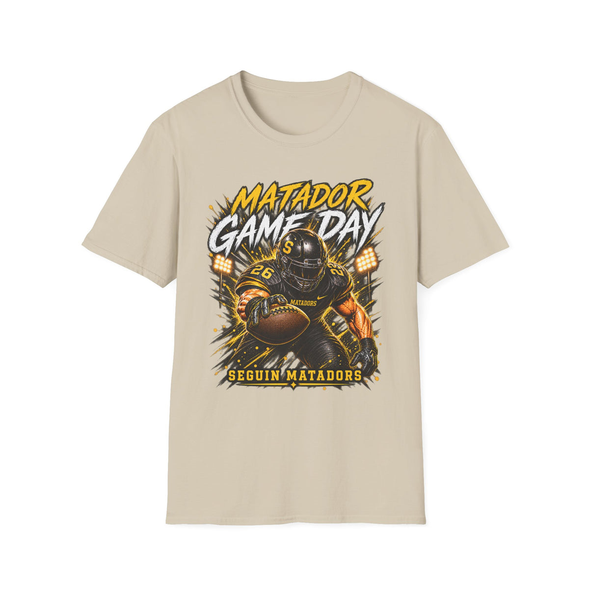 Matador Game Day Football T-Shirt — Seguin Matadors Fan Tee