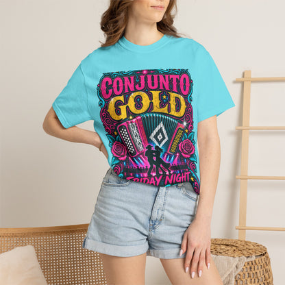 Conjunto Gold Friday Night Two-Step Graphic T-Shirt