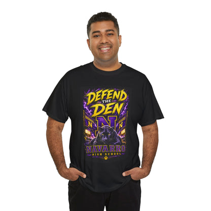 Defend the Den Navarro High School Panther T‑Shirt