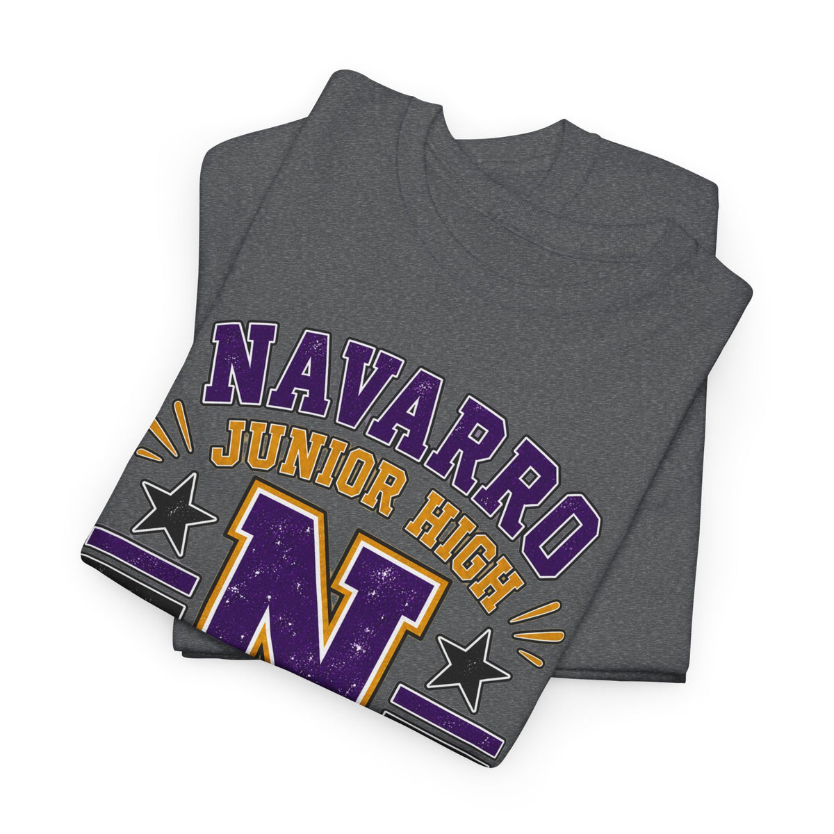 Navarro Junior High Panthers T-Shirt – School Spirit Tee with Purple & Gold Mascot Design