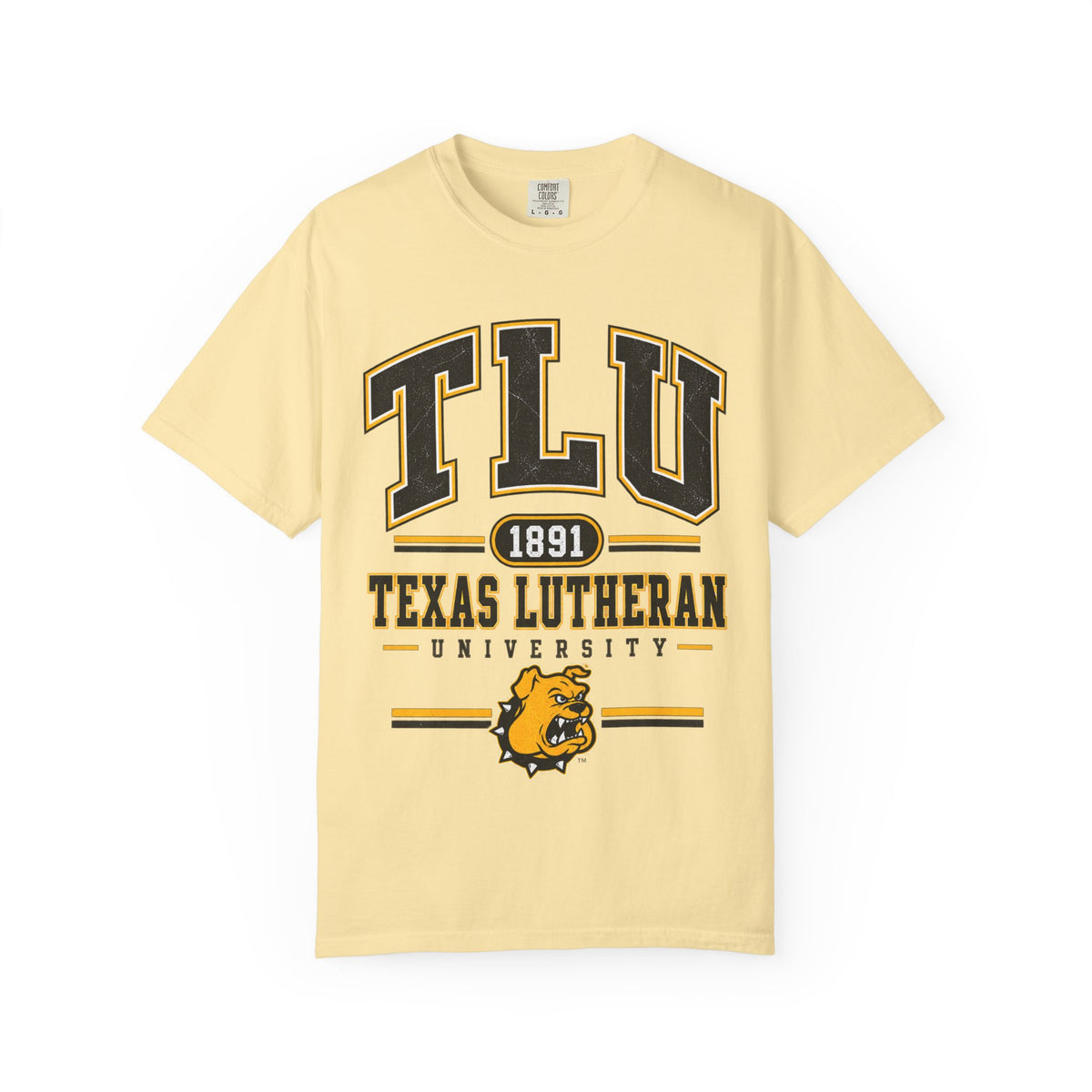 TLU Texas Lutheran University Bulldogs 1891 College T-Shirt