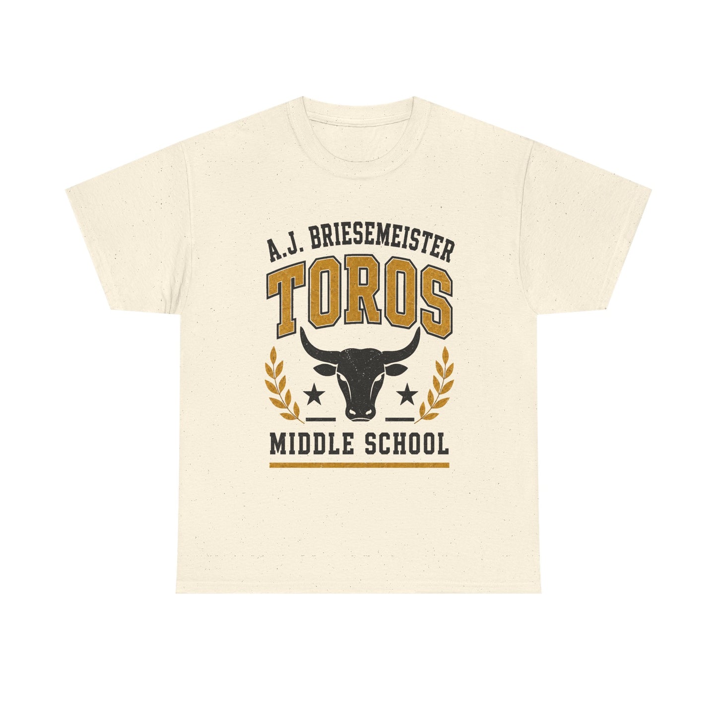 Toros Middle School Tee — A.J. Briesemeister School Spirit T-Shirt