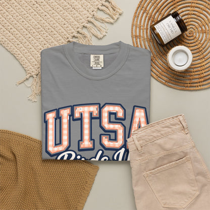 UTSA Birds Up T-Shirt — San Antonio Orange Garment-Dyed Tee