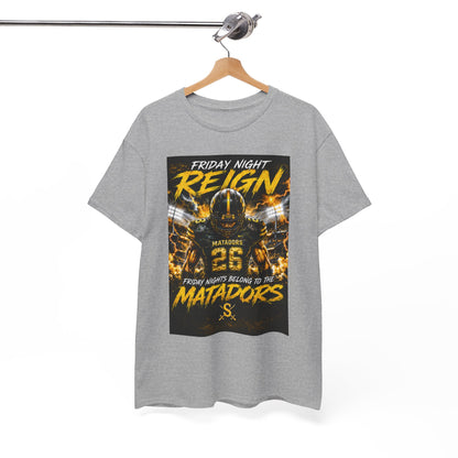 Friday Night Reign Matadors Football T‑Shirt — Team Spirit Game Day Tee