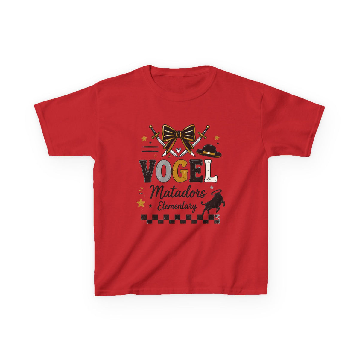 Matadors Elementary Kids T‑Shirt — "Vogel" School Spirit Tee