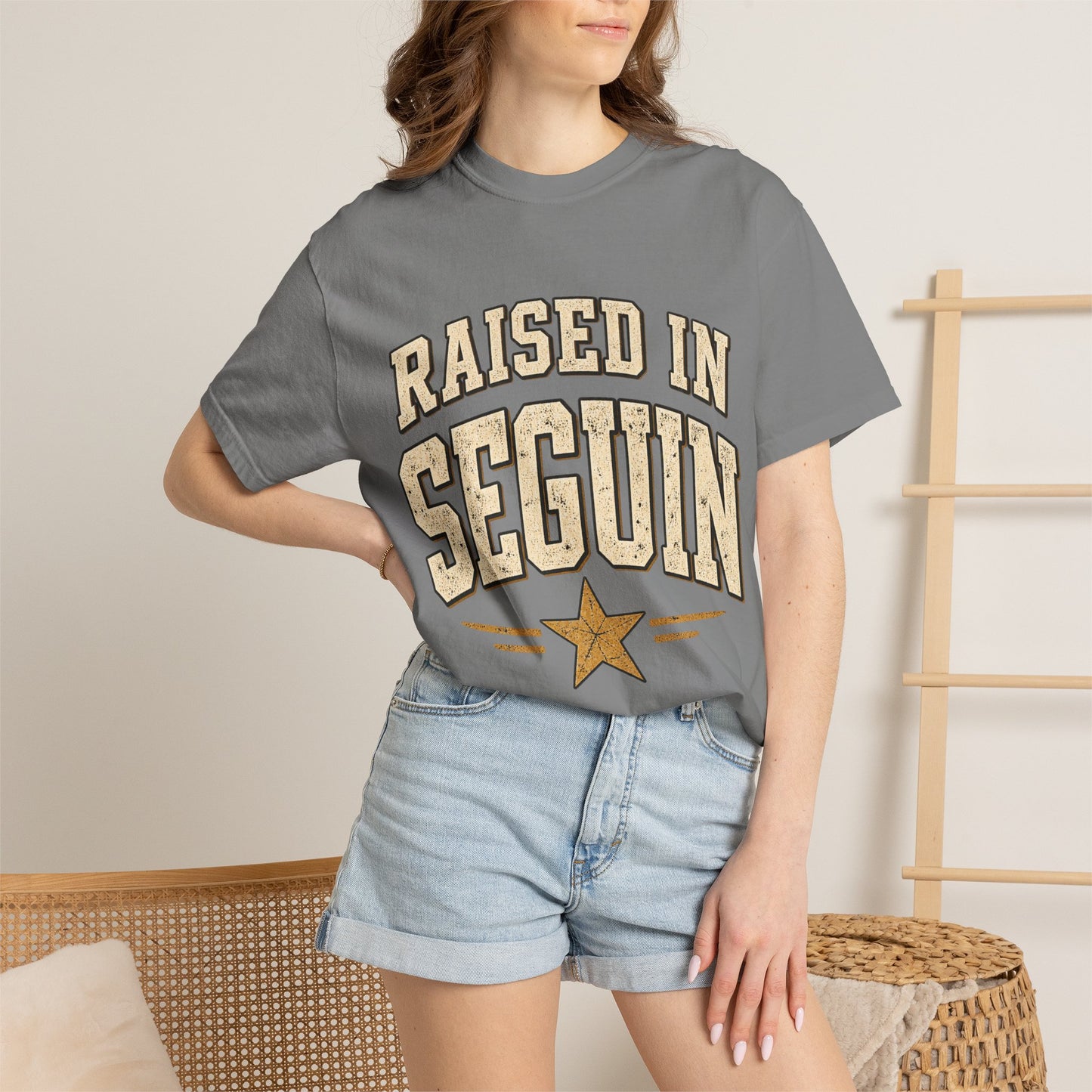 Raised in Seguin T-Shirt — Vintage Texas Pride Tee