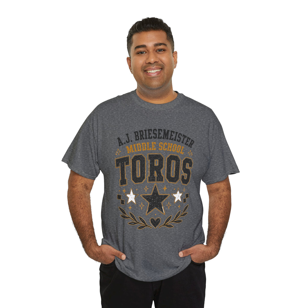 Toros Middle School Tee – A.J. Briesmeister School Spirit Shirt