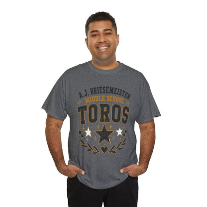 Toros Middle School Tee – A.J. Briesmeister School Spirit Shirt