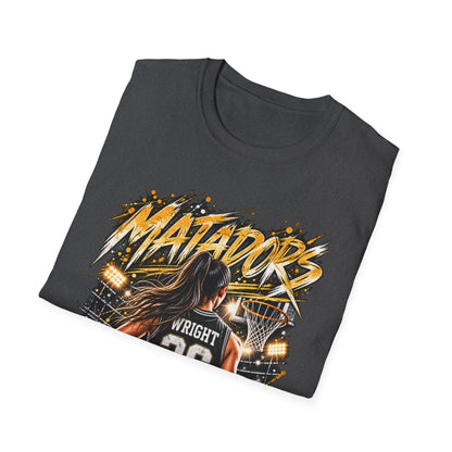 Basketball Jersey T-Shirt — 'Matadors' Player 26 Custom Basketball Graphic Tee