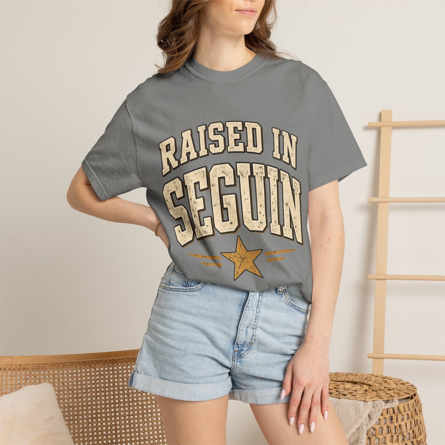 Raised in Seguin T-Shirt — Vintage Texas Pride Tee