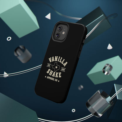 Black w/Ivory Logo lmpact-Resistant Phone Cases