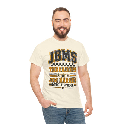 Jim Barnes Middle School Toreadors Tee — JBMS School Spirit T-Shirt