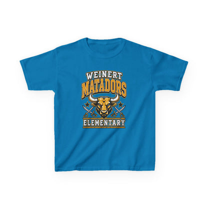 Weinert Matadors Elementary Kids T-Shirt — School Mascot Tee