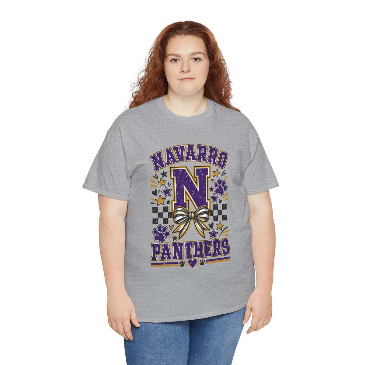 Navarro Panthers N Cheer T-Shirt — School Spirit Cheerleader Tee