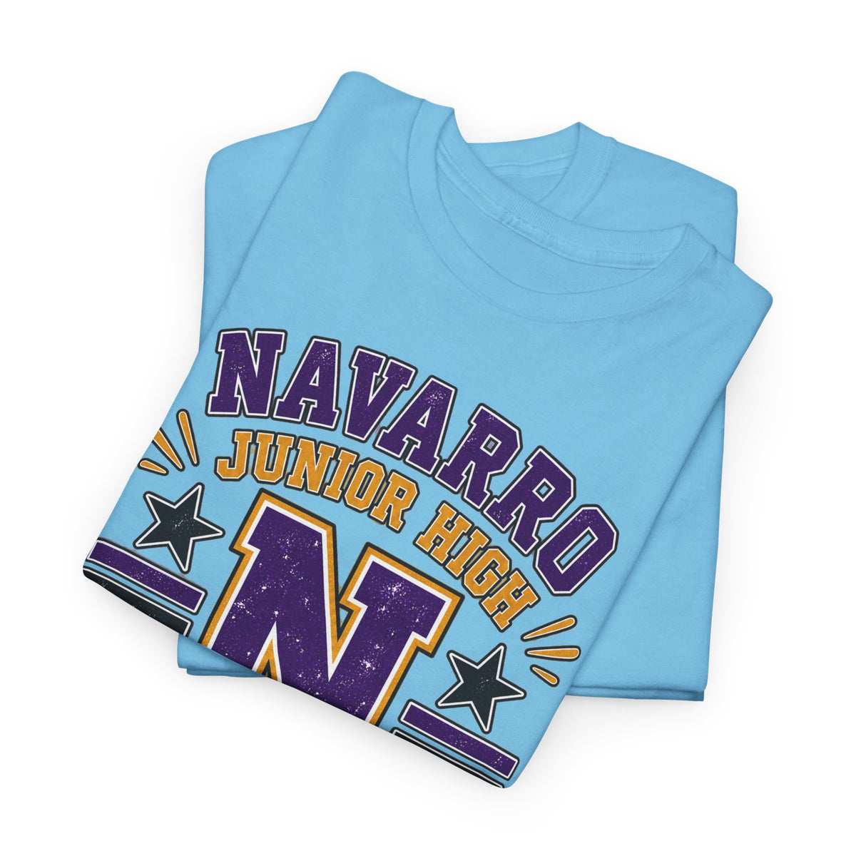 Navarro Junior High Panthers T-Shirt – School Spirit Tee with Purple & Gold Mascot Design