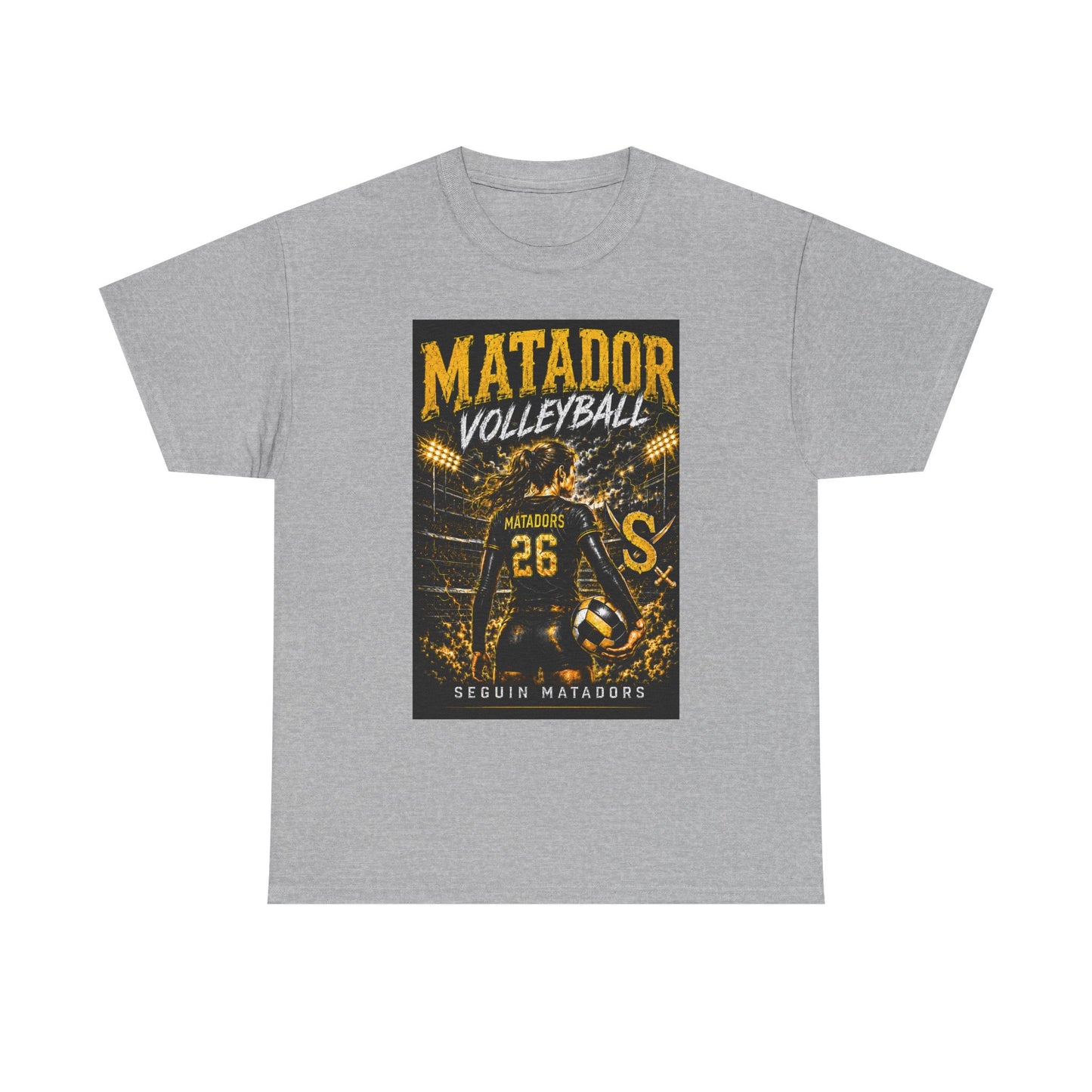 Matador Volleyball Team Tee — Sequoia Matadors Jersey Design