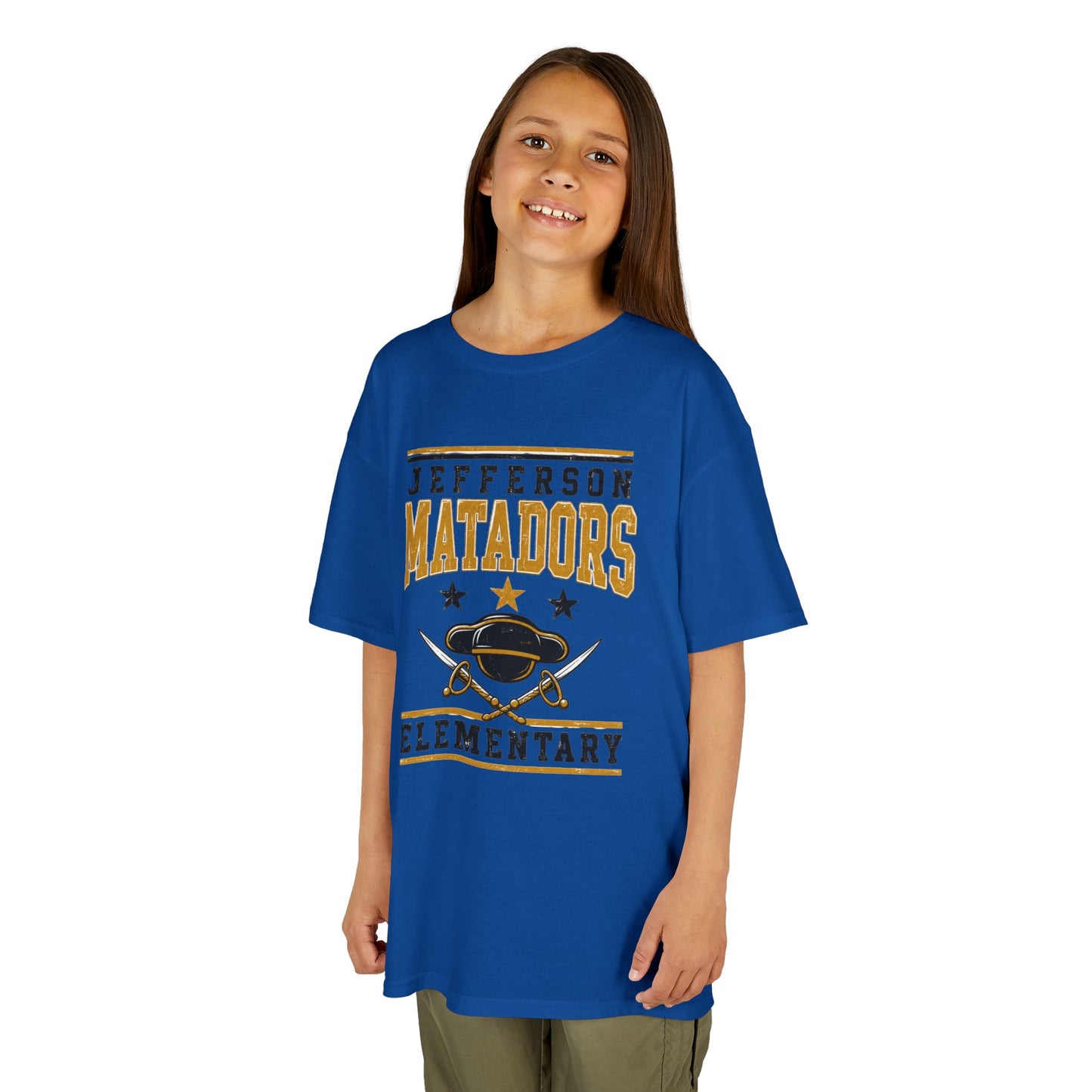 Jefferson Matadors Elementary Kids T-Shirt — School Spirit Tee