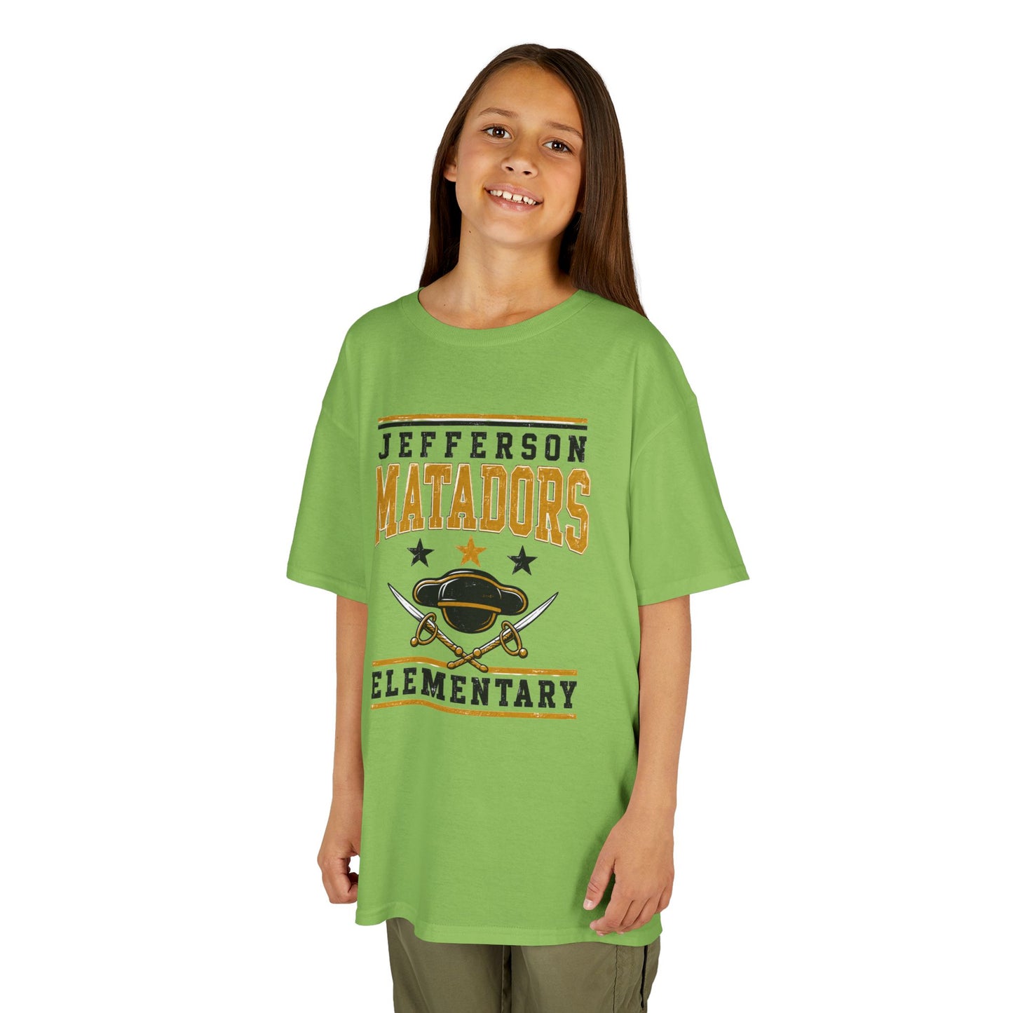 Jefferson Matadors Elementary Kids T-Shirt — School Spirit Tee