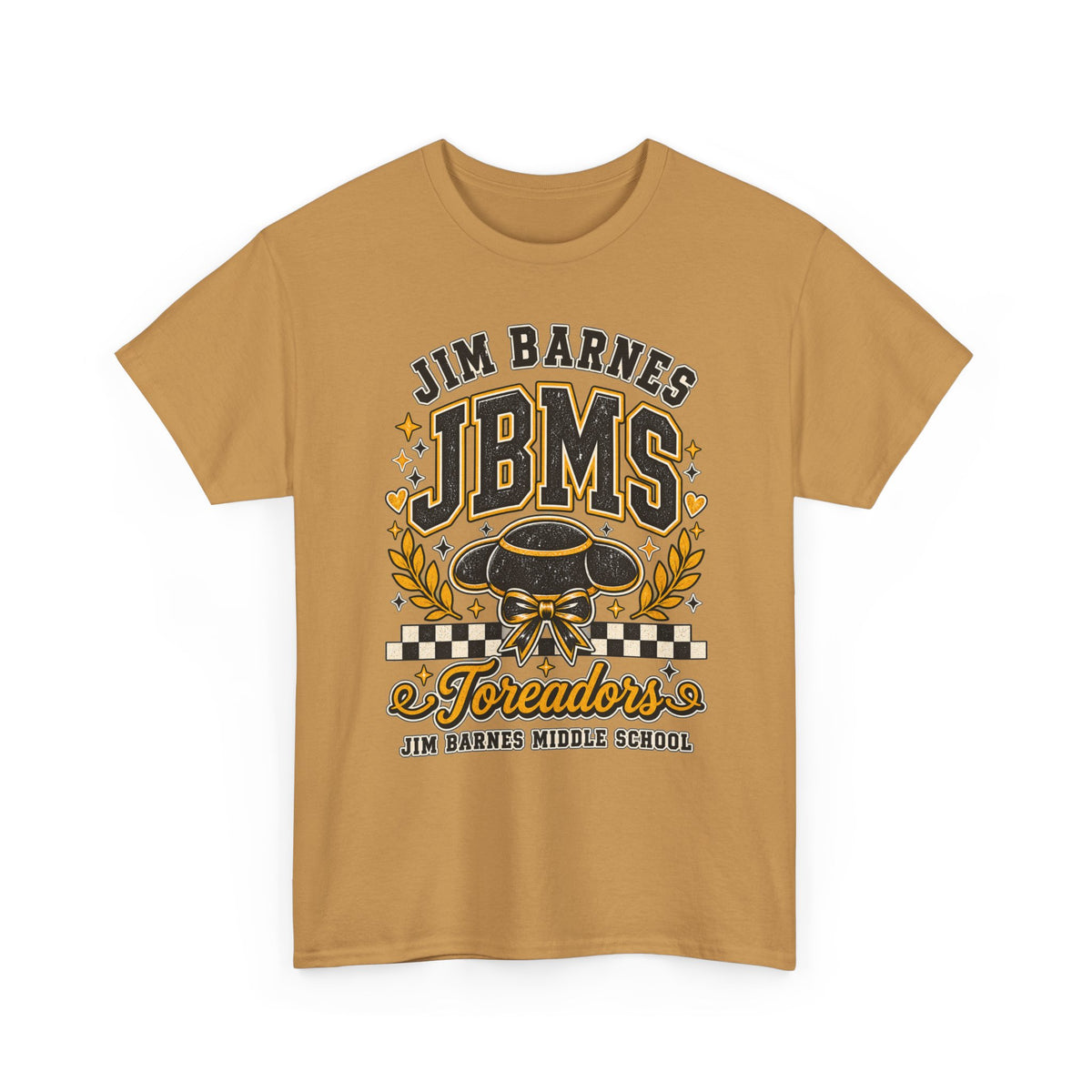 Jim Barnes JBMS Toreadors Middle School T-Shirt