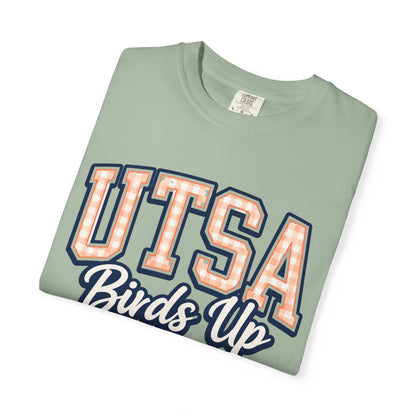 UTSA Birds Up T-Shirt — San Antonio Orange Garment-Dyed Tee
