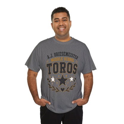Toros Middle School Tee – A.J. Briesmeister School Spirit Shirt