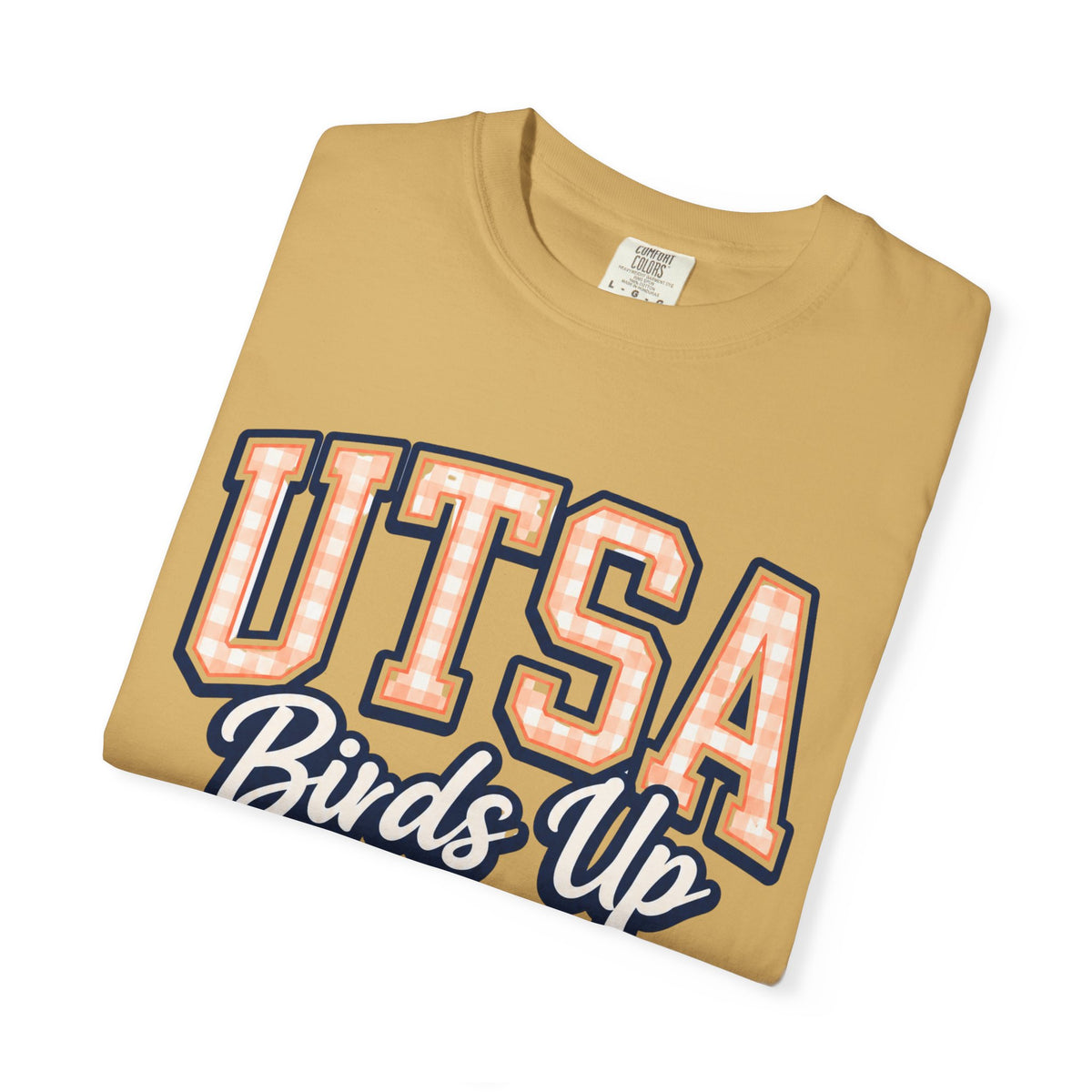 UTSA Birds Up T-Shirt — San Antonio Orange Garment-Dyed Tee