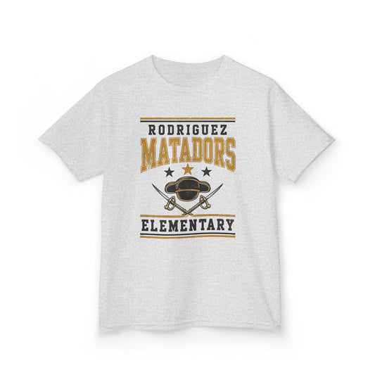 Rodriguez Matadors Elementary Kids T-Shirt — School Spirit Tee
