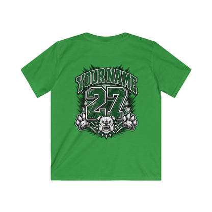 Marion Bulldogs Kids T‑Shirt — Custom Name & Number Youth Football Tee