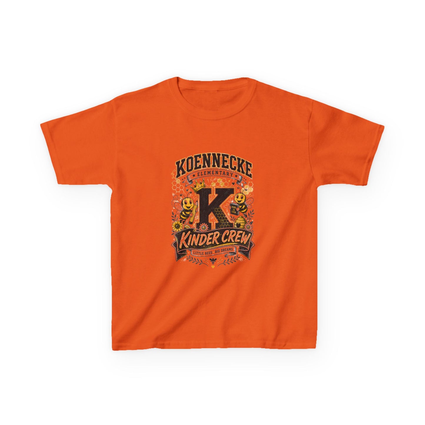 Kinder Crew Kids T-Shirt — 'Koennecke Kinder Crew' School Spirit Tee