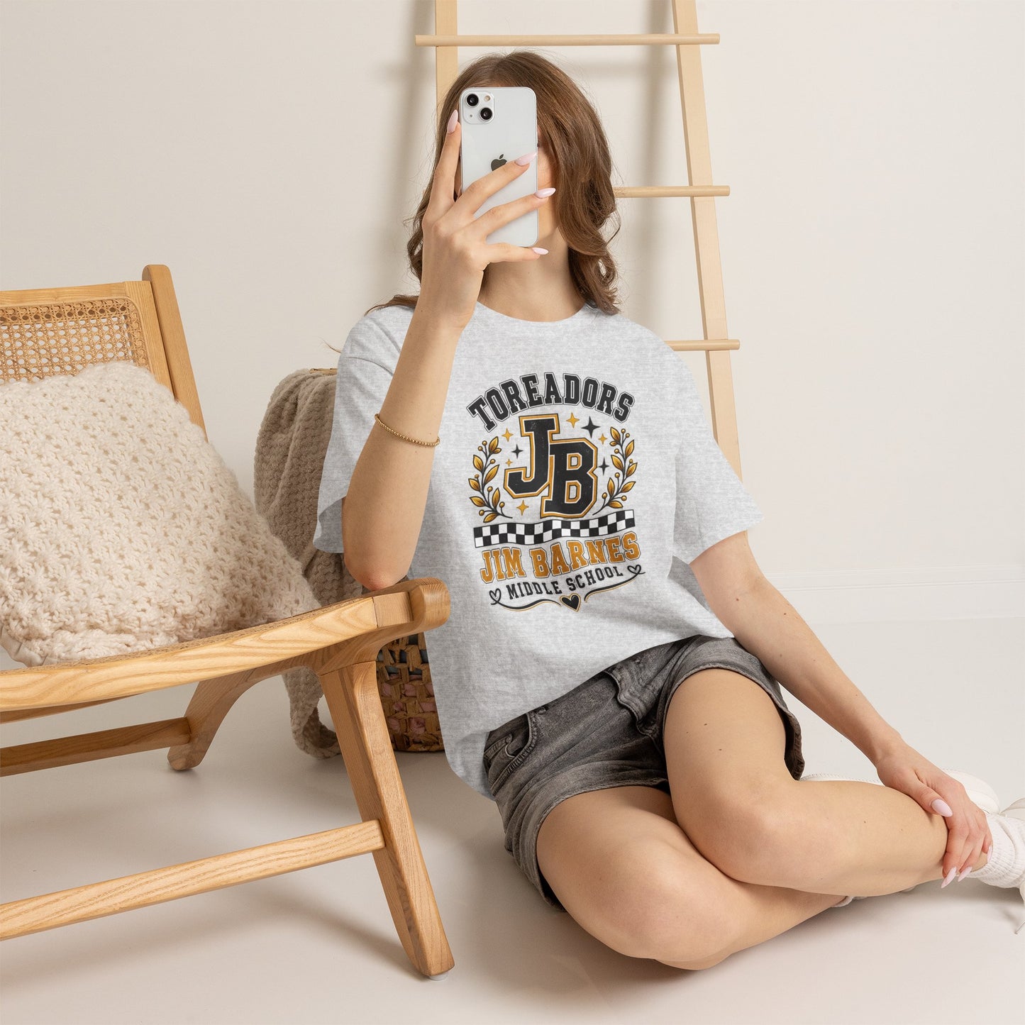 Toreadors JB Jim Barnes Middle School Tee — School Spirit Graphic T-Shirt