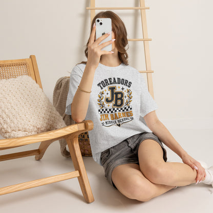 Toreadors JB Jim Barnes Middle School Tee — School Spirit Graphic T-Shirt