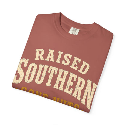 Raised Southern "Gone Nuts" T-Shirt — Seguin, Texas Retro Country Tee