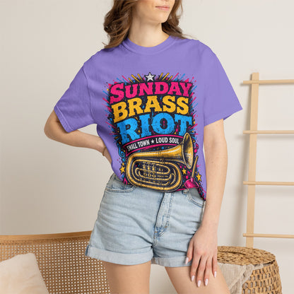 Sunday Brass Riot T‑Shirt — Gonzales Texas Band Tee