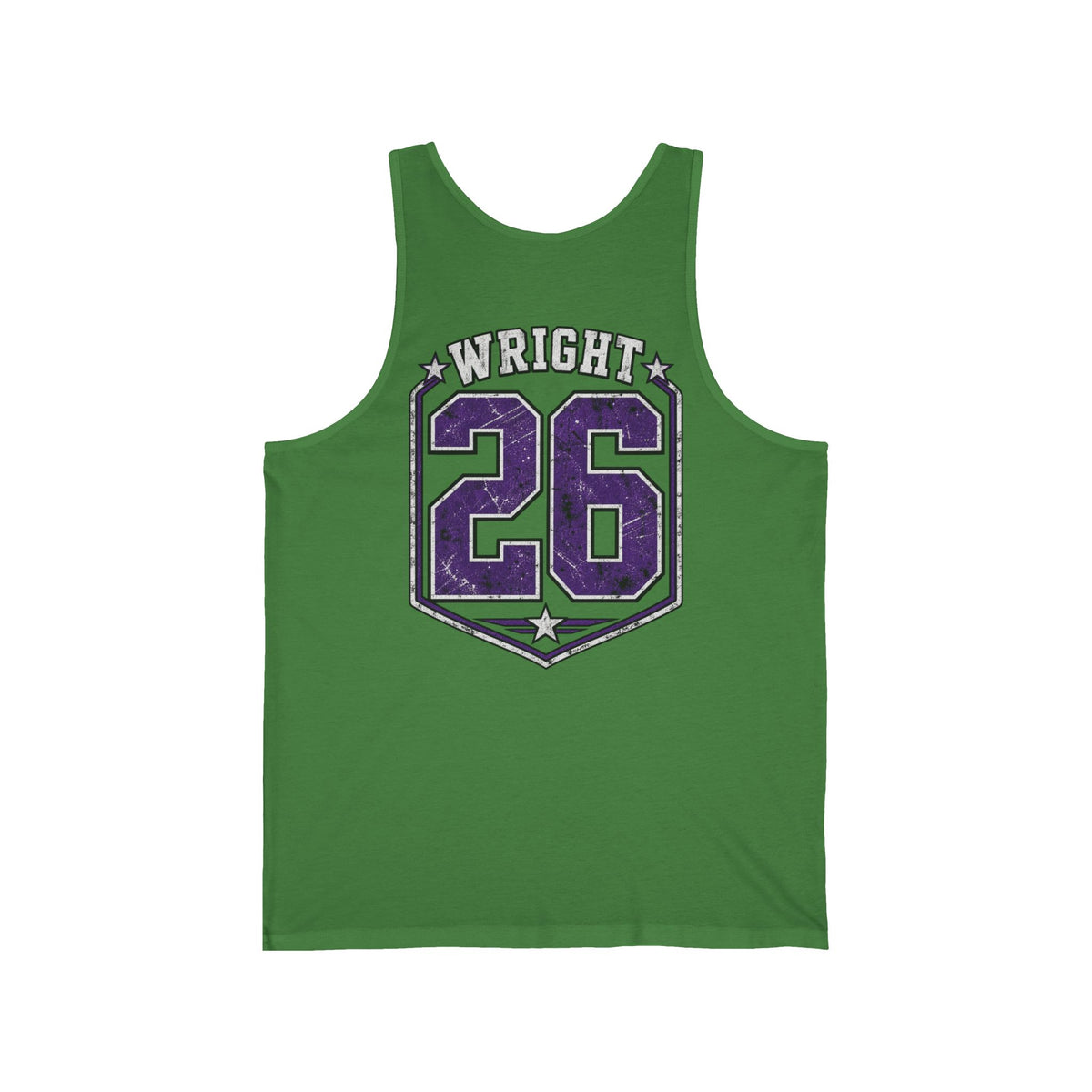 Panthers Friday Nights Football Tank — Personalized 'Wright 26' Athletic Club Jersey